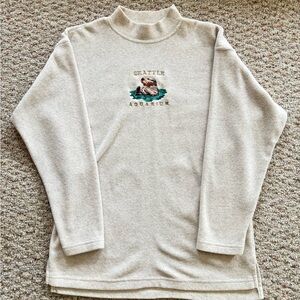 Cream Seattle Aquarium Fleece Pullover
